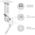 ONKRON Universal Projector Mount, Ceiling & Wall up to 22 lbs, Adjustable Height with Swivel