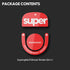 Superglide2, New Controllable Speed Textured Surface Mouse Feet/Skates, Ultra Strong Glass for Logitech G Pro X