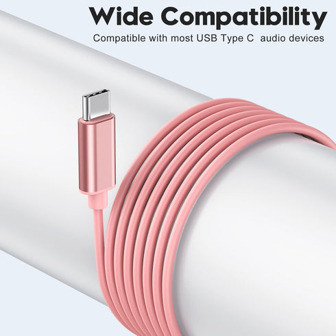 USB C Headphones for Samsung Galaxy S23 Ultra, S22, S21 FE, S20, A54, A53, Wired Earbuds with Microphone for iPhone 15