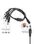 LONNKY 12V 2A 1 4 DC Security Camera Power Adapter Combine with to Power Splitter for CCTV Security Camera System