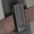 Encased DuraClip Holster, Designed for iPhone 15 Pro Case with Belt Clip Phone Holder and HD Screen Protector (iP15-PRO 6.1") - Black