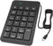 XMSJSIY USB Type-C Number Pad Wired 23 Keys Type-C Numeric Keypad with Tab,