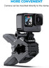 Jaws Flex Clamp Mount Gooseneck Clip for GoPro Hero 1-13, Session, DJI Osmo Action Cameras