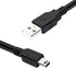 Suptig Mini USB Charging Cable 2 Pack for GoPro Hero 4, 3+, 3, 2, 1 (Black)