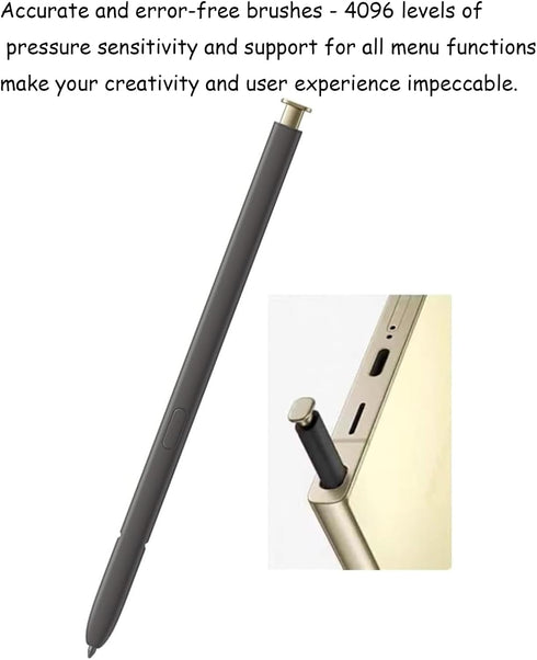 2 Pack Galaxy S24 Ultra S Pen Replacement for Samsung Galaxy S24 Ultra, Stylus Pen without Bluetooth, Galaxy S24 Ultra