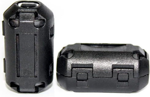 TOJOIN 10PCS Ferrite Bead Clip on Noise Suppressor Ferrite Rings for Phone, TV, USB, Audio Equipment
