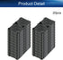 Heyiarbeit 20pcs 2 x Cell 26650 Battery Holder Bracket, Safety Shockproof Plastic Brackets for 26650 Lithium Batteries
