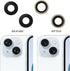 2 Pcs/Set 15 Plus Rear Camera Lens Replacement for iPhone 15, Back Camera Lens Glass Replacement with Repair Tool