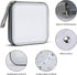 FodPand 40 Bluefin Tuna Thunnus CD Case with Zipper Capacity DVD Case Holder Hard Plastic DVD Disc Storage Box Portable