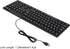 SUNGOOYUE Wired Keyboard, 104 Keys USB Interface Arabic Keyboard, ABS Office Keyboard for Desktop Computers (Black)