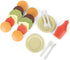 19 Playset, 2+ Dantoy: BIO Burger - Piece Play Food Plates & Utensils, Pretend Cooking, Realistic Kitchen Toys