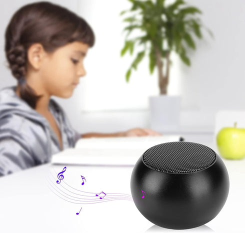 Zopsc Portable Aluminum Mini Hi-Fi Stereo Bluetooth Speaker BM3D, Compact Body with Clear Sound and Loudspeaker Box