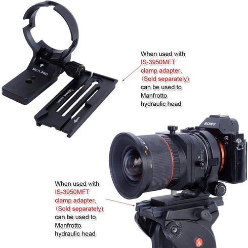iShoot Lens Collar Tripod Mount Ring for Canon EF-E Sigma MC-11 Mount Converter Lens Adapter, Arca-Swiss Fit Quick
