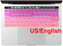 Batianda Ultra Thin Gradient Color Keyboard Cover Protector for 13 inch and 15 inch MacBook Pro