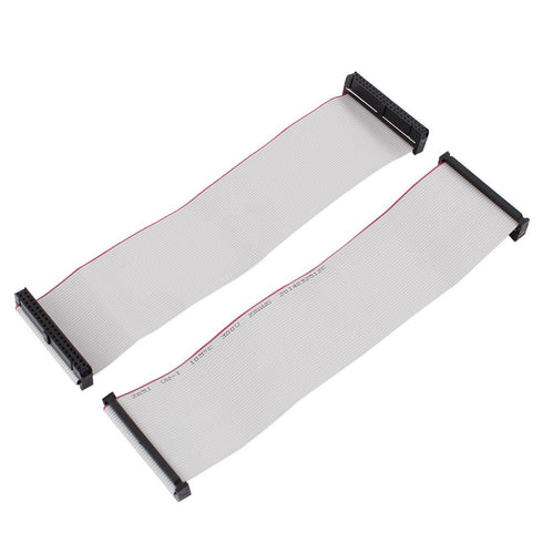 uxcell 2.54mm 40-Pin Female to Female IDE Flat Ribbon Cable, 20cm, 2 Pcs