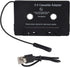 PUSOKEI Bluetooth 5.0 Car Cassette Audio Receiver, Aux Adapter, MP3 Tape Player Converter with Calling Function, Black