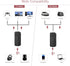 Bluetooth Transmitter Receiver, Aux Bluetooth Adapter for Car, 5.3 Bluetooth Audio Receiver for Car Home Stereo, TV,