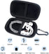 HOOTEK Hard Drive Hard Case, 2Pack Portable EVA Shockproof Carrying Cases for Earbuds Headphones with Zipper