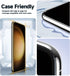 MAGIC JOHN Tempered Glass Screen Protector for Samsung Galaxy S23 Plus (6.6") - 2 Pack, Bubble Free, Anti-Scratch, Case