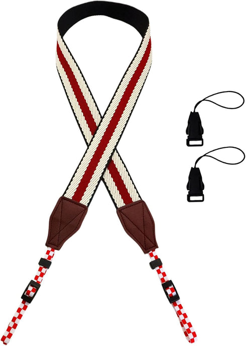 1.5" Camera Strap - Vintage Cute Secure Quick Release Crossbody Strap for