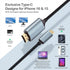 17 16 15 6.6FT, 1080P USB-C to HDMI Adapter Cable for iPhone / / HD, YouTube to TV Output Compatibility, Projector