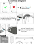 Headphone Stand for AirPods Max, Heavy Base Desk Stand with Aluminum Supporting Rod for All Headphones - Silver