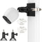 Outdoor Mount for Arlo Pro 4/3/2/Ultra/Essential, Reolink Wyze Cam, Fits 1.96-7.87 inch Pipe without Drilling (Black, 2