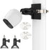 Outdoor Mount for Arlo Pro 4/3/2/Ultra/Essential, Reolink Wyze Cam, Fits 1.96-7.87 inch Pipe without Drilling (Black, 2