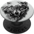 Scary Wolf Wild Animal Design Gift - PopSockets PopGrip: Swappable Grip for Phones & Tablets