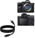 BoxWave Cable Compatible with Sony Alpha a7R IV, DirectSync USB 3.0 A to USB 3.1 Type C, 6ft Black