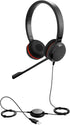 Jabra Evolve 30 II Wired Headset, Stereo, MS-Optimized – Pro Headset with Superior Sound for Calls and Music – 3.5mm