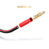 GearIT 14 AWG Speaker Cable Wire with Banana Plugs - 2 Pack, 9.9 Feet - 14Ga Gauge Banana Wire for Bi-Wire Bi-Amp HiFi