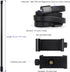 Portable Flexible Cell Phone Holder Stand for Shopping Cart/Treadmill/Stroller, Compatible with 3.5~7.5" Smartphones