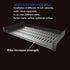 JINGCHENGMEI 1U 10 inches 19 Inches Vented Server Rack Shelf Disassembled Deep Universal Rack Tray No Lip for Network