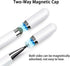 Stylus Pens for Touch Screens, 2 in 1 Disc & Fiber Tip Stylus Pen with Magnetic Adsorption, Compatible with All Touch