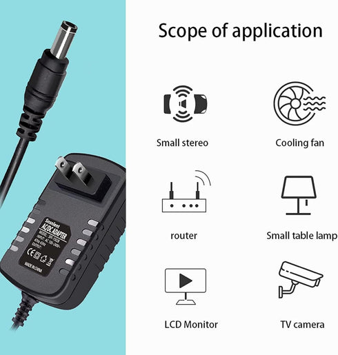 Dysead 6V TC-D5M TC-D5 TCM-5000 TCM-5000EV AC/DC Adapter Compatible with Sony Recorder Power Cord