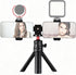 Andoer Multifunctional Smartphone Video Kit Including Universal Phone Tripod Mount with Dual Phone