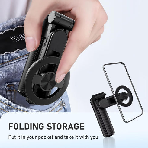 ehnoge 2025 4 1 360 New in Multifunctional Magnetic Selfie Stick, Universal Rotation Phone Tripod with Remote Control
