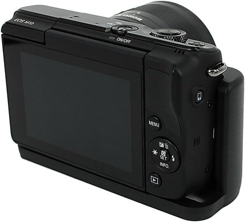M10 Fotodiox Pro, All Metal Black Camera Hand Grip for Canon EOS Mirrorless Digital Camera with Battery Access