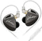 KZ Vader Triple Driver in-Ear Monitor Music Earphone - HIFI IEM with 4 Tuning Levels, Wired Sport Earbud