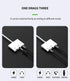 Headphone Adapter Lightning to 3.5mm AUX Jack and Charger Extender Dongle for iPhone 11 12 Mini Pro