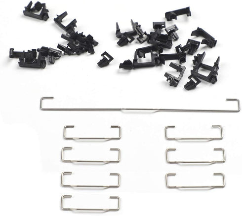 Costar Style Plate-mounted Costar Stabilizers Balancing Pole Raised Wire 6.25u 2u for MX Mechanical Keyboard Filco (Kit 2 for 96 104 keyboard)