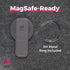 Mass Planet Grip Compatible with MagSafe-Style iPhone Devices, Made from with a Slim Foldable Holder for Secure