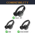 SOULWIT Replacement Ear Pads for JBL E35 E45 E45BT Bluetooth Headphones, Softer Protein Leather, Blue