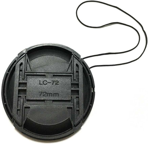 72mm Lens Cap Cover for Canon R3 R5 kit RF 24-240mm, NIKKOR 18-200mm Lens (2 Pack)