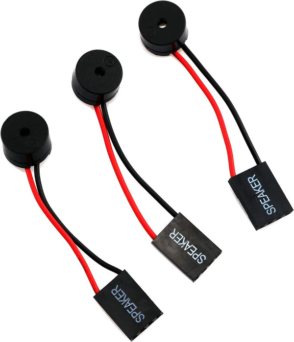 3-Pack Computer Motherboard Alarm Buzzer BIOS Beep Internal PC Speaker 60mm