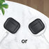 Wireless Charging Case Replacement for AirPod 3rd Generation, Bluetooth Pairing Sync Button, Black (No Earbuds)