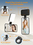 GLOUEN 3 10 Selfie Light Rechargeable Phone Light Clip with Digital Display, Light Modes & Brightness Levels