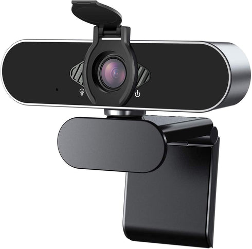 Wennyn Webcam 1080P HD with Microphone & Privacy Cover, USB Web Cam with