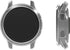 kwmobile Clear Silicone Frame Cover Compatible with Garmin Venu 2 (2-Pack) - Black/Transparent